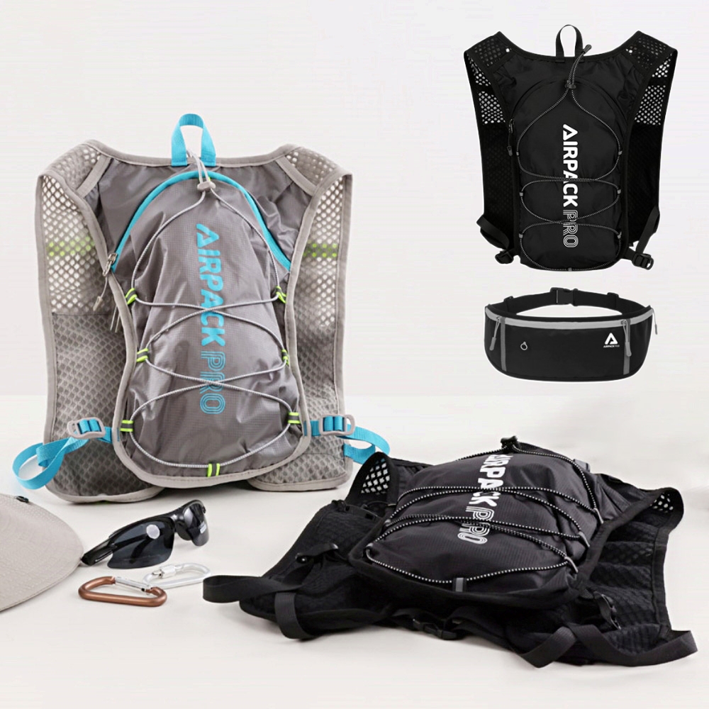 에어팩프로 등산가방 초경량 배낭 트레킹 등산백팩 아웃도어 백팩 힙색 세트