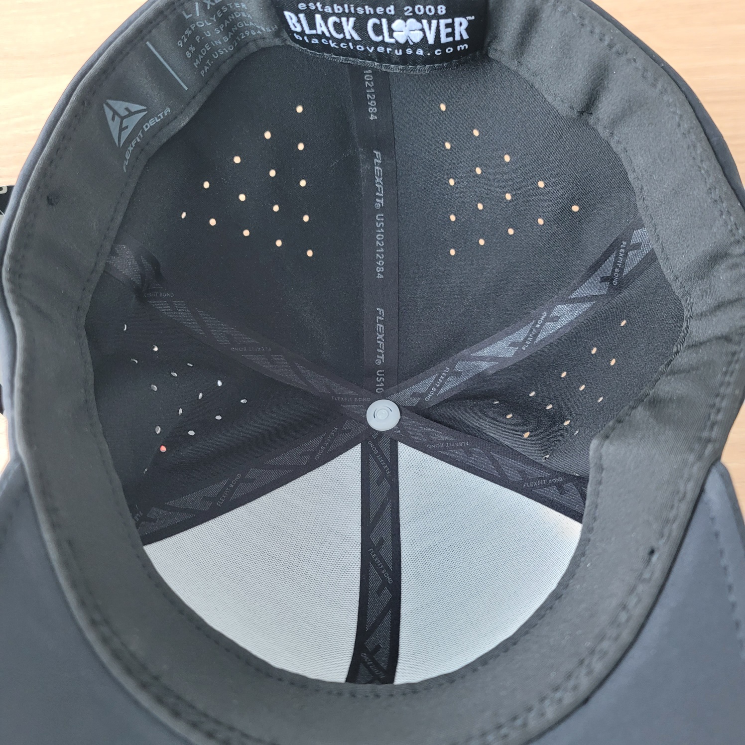블랙클로버 빅사이즈골프모자 심리스럭 블랙 3XL - 상세 이미지 5