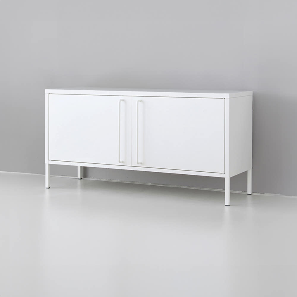 피도르 캐비넷 가로양문 TV스탠드 1150590 115x400x600, 다크그레이 7813.7546