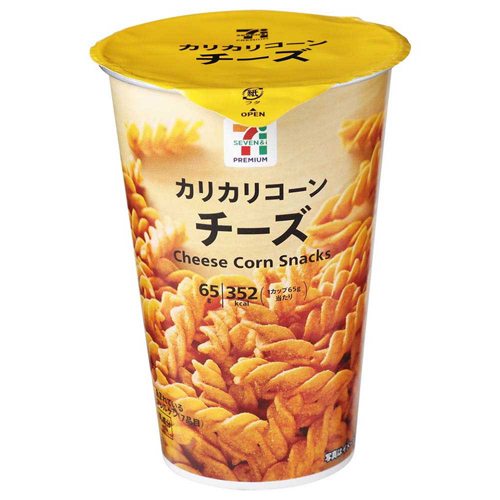 일본 세븐일레븐 카리카리콘 치즈 65g / 세븐 프리미엄 편의점 과자 - 상품 이미지