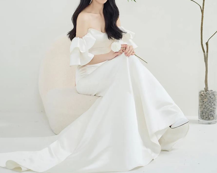 셀프웨딩블랙드레스 커플룩 시밀러룩 야외스튜디오촬영 캐주얼 무대연주회 2부드레스 이미지 8