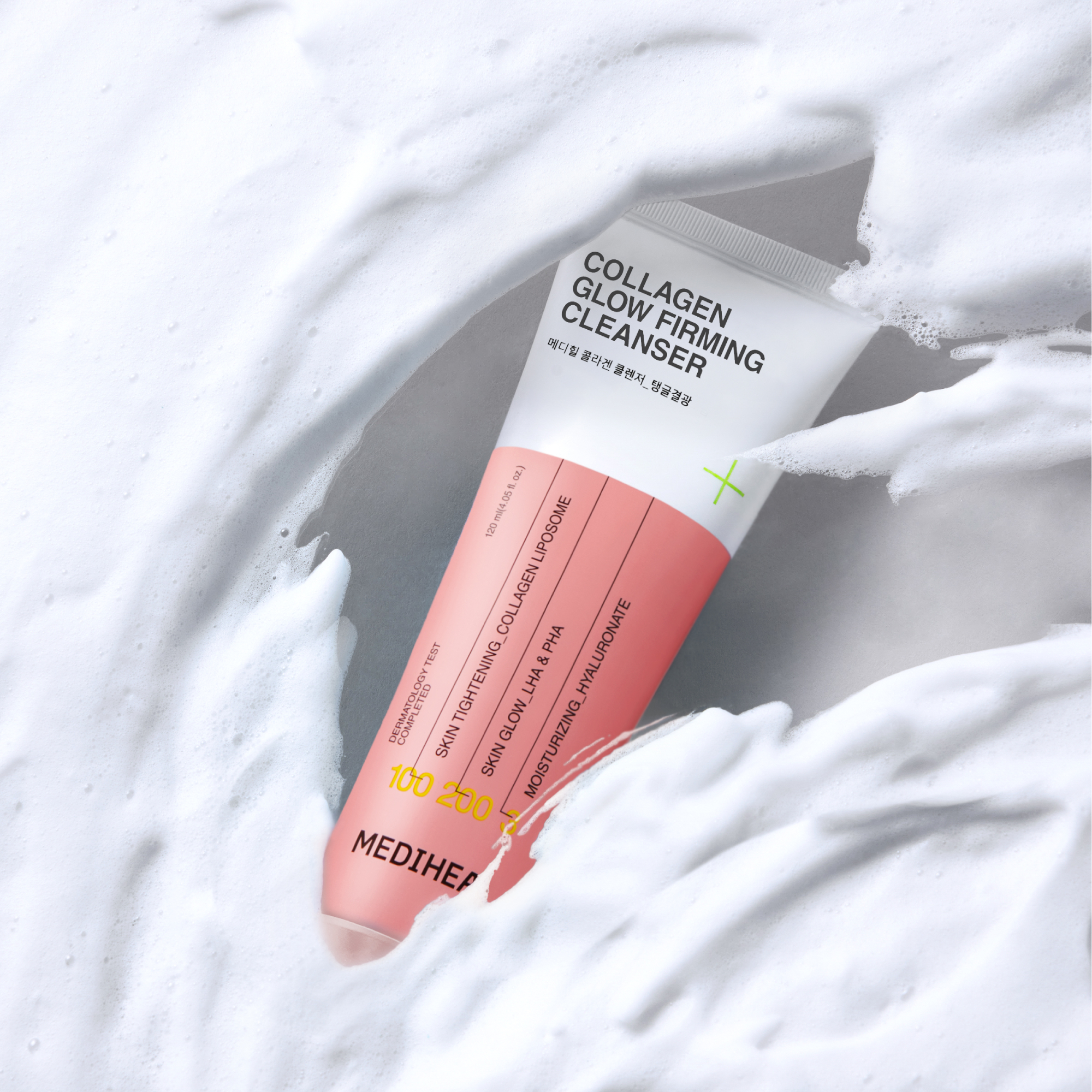 [1+1+1][라운지전용] 메디힐 베스트 클렌징폼 120ml 3종 세트 (티트리+마데카소사이드+비타) 이미지 6