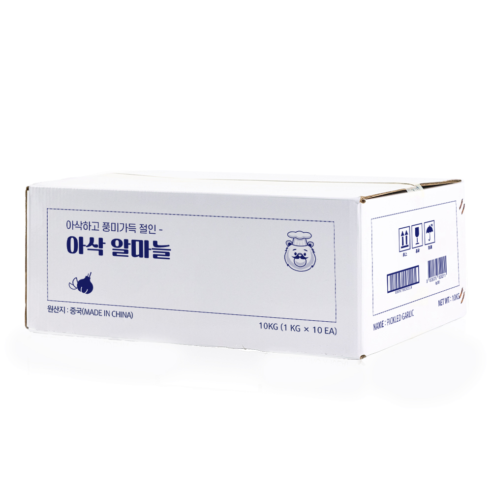 곰테이블 아삭아삭 마늘장아찌 10kg, 1kg 10개 - 상세 이미지 4