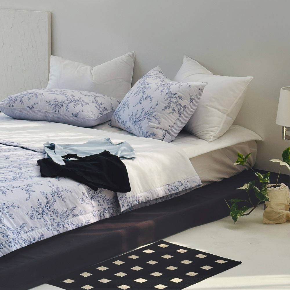 누비지오 아뜰리에 효성M2 알러지케어 듀라론 여름 차렵이불 단품 SS