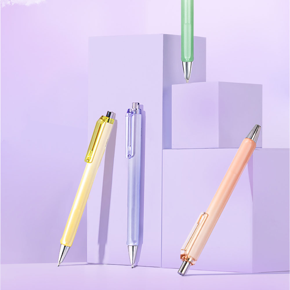 삼각 그립 손이 편한 필사에 좋은 젤펜 그라데이션 파스텔 블랙 젤잉크펜 0.5mm - 상세 이미지 3