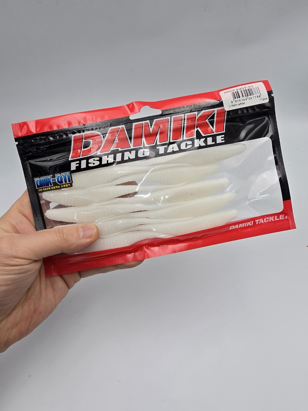 다미끼 아머쉐드 5 광어 다운샷 배스 우럭 광어웜 481 레드 골드2, 12.7cm(5인치) - 상세 이미지 2