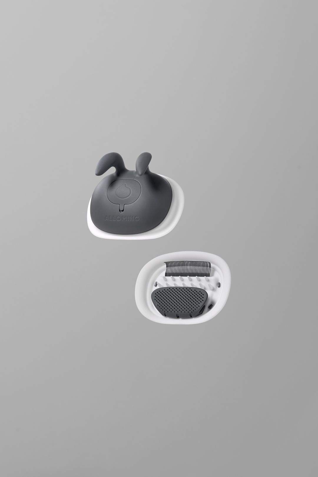 알로밍 트루그루밍브러쉬 고양이빗 강아지빗 공용 상부 그립모듈 하부 단모&직모용 모듈