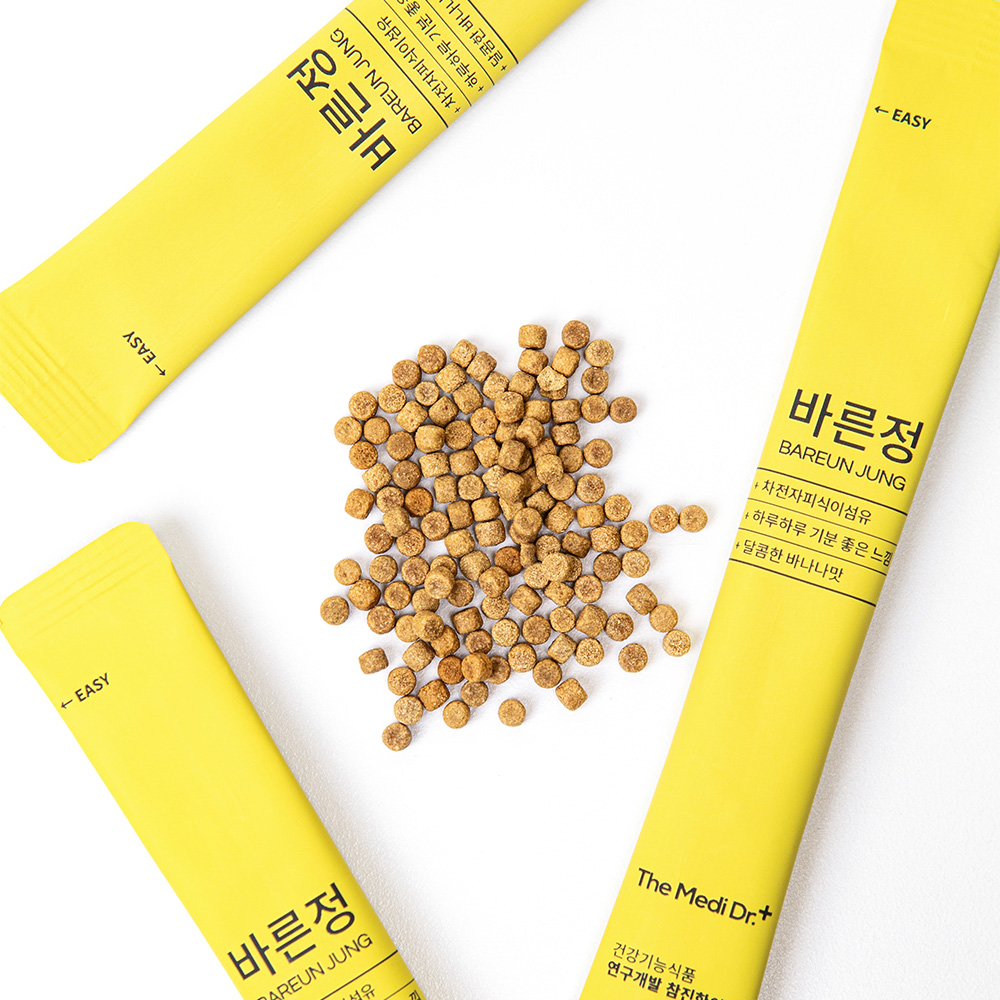 바나나 쾌변 차전자피 / 더메디닥터 쾌변 차전자피 수용성 식이섬유 바른정 바나나맛 환 6g 총 30포, 1개 이미지 4