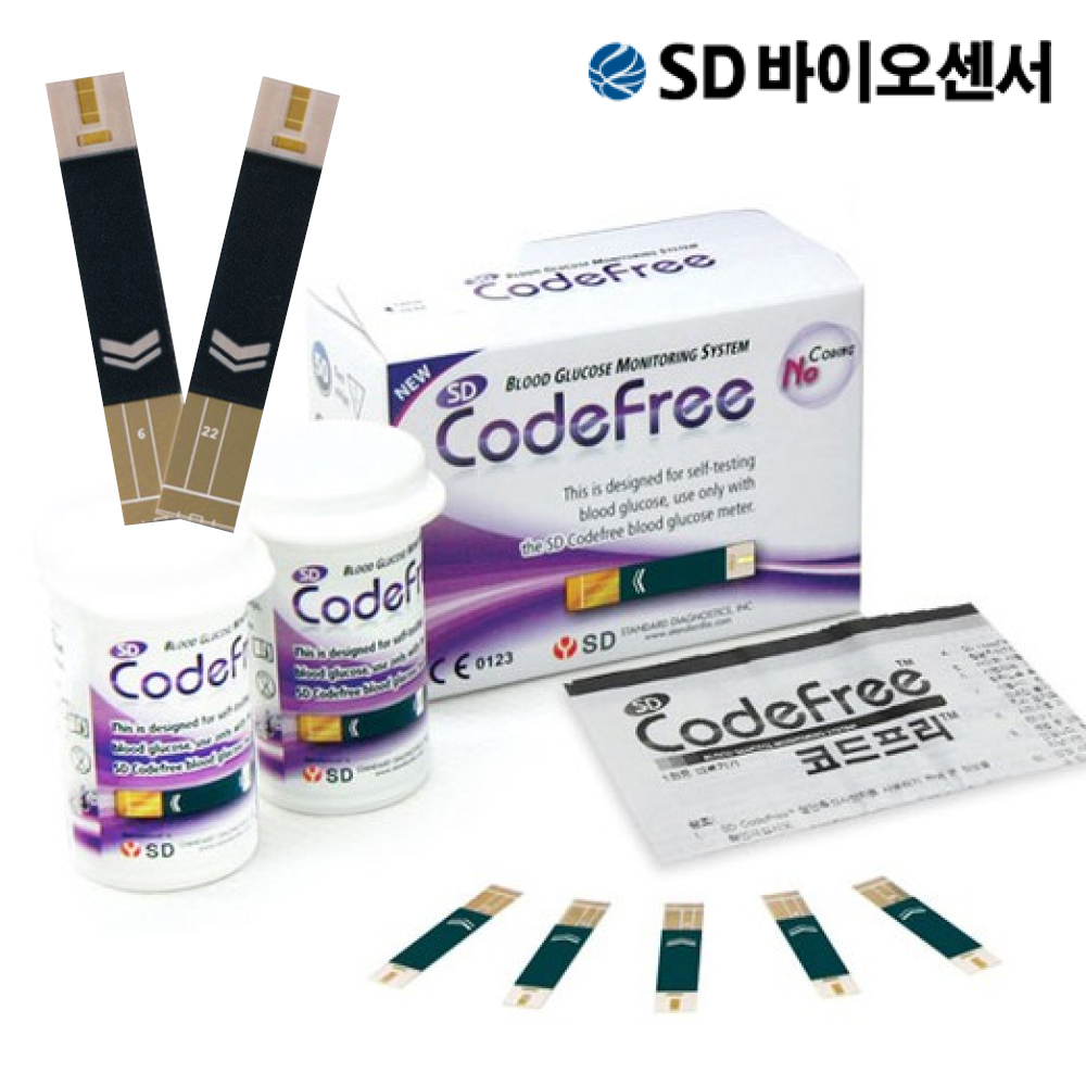 에스디바이오센서 코드프리 혈당스트립 혈당시험지 50T - 상세 이미지 2