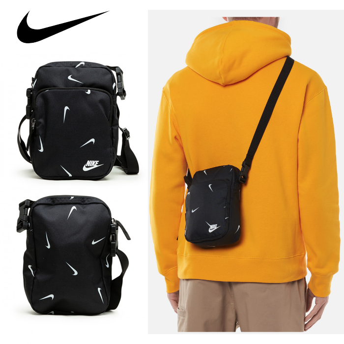 나이키 헤리티지 크로스백 미니 키즈 숄더 메신저백 블랙