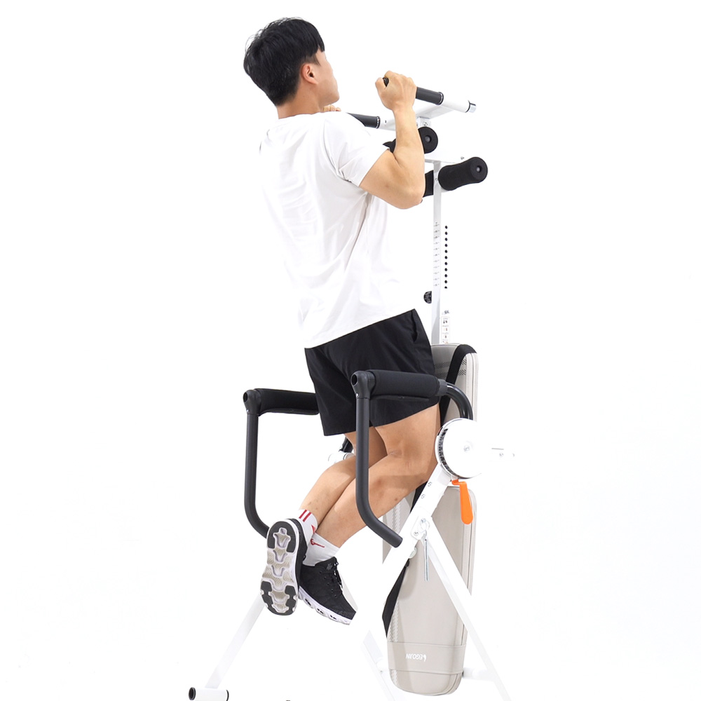 이고진 허리업 거꾸리 7in1 가정용 꺼꾸리 운동기구 실내운동 치닝디핑 로만체어 턱걸이 - 상세 이미지 5