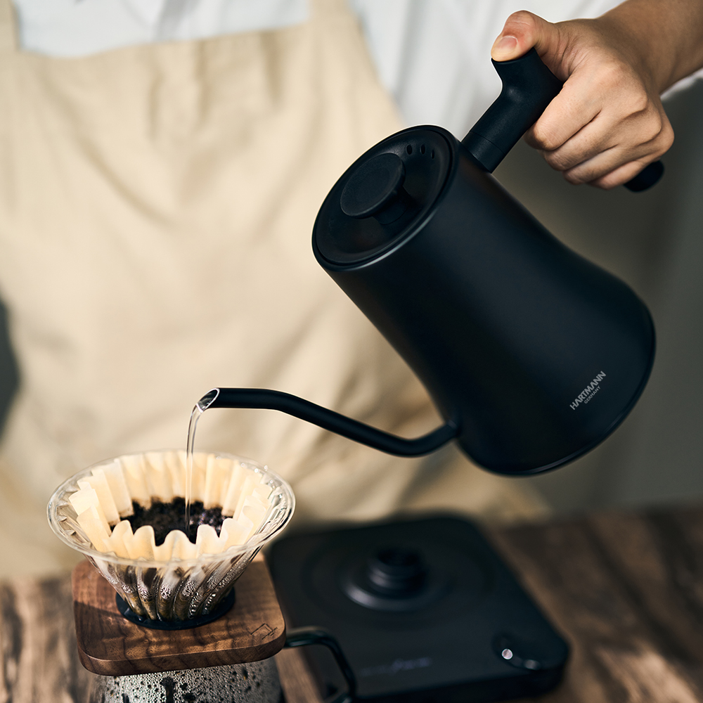 하트만 브루잉 전기드립 커피포트 보온 1도 온도조절 티포트 홈카페 800ml
