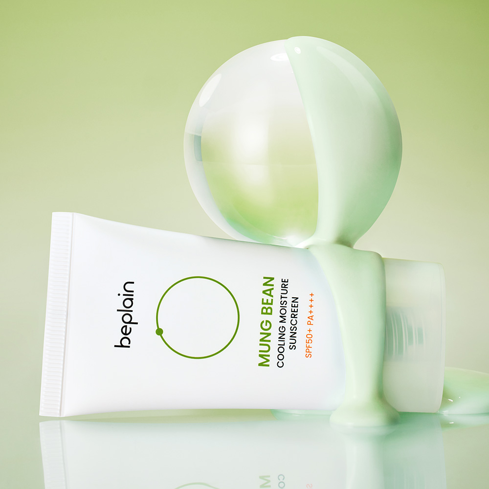 비플레인 녹두 쿨링 수분 선크림 (SPF50+/PA++++) 50ml, 2개 이미지 4