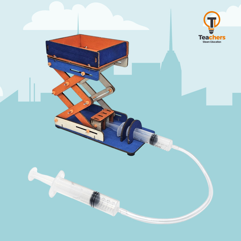 티처스 교과연계 과학키트 STEAM 유압 리프트 만들기 M-17