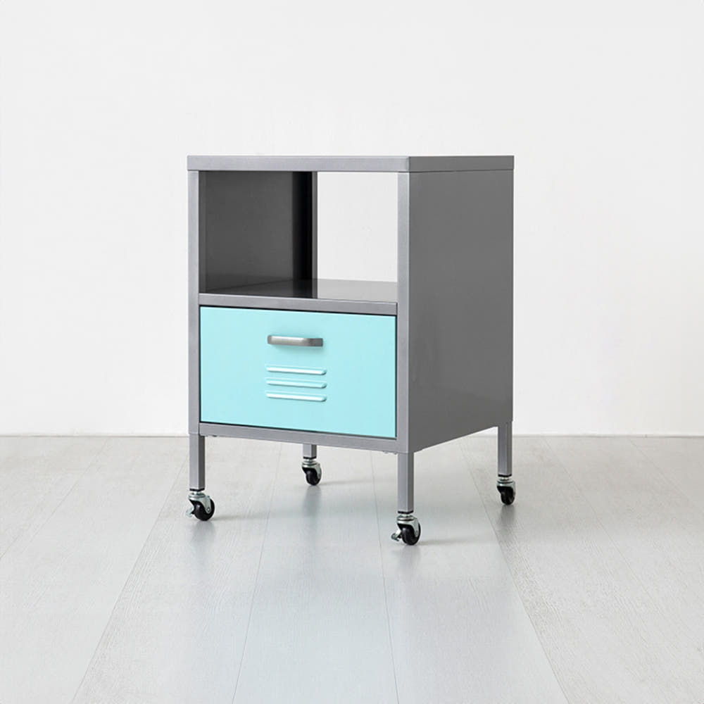 MKB 사이드테이블 서랍장 1칸 425630 레드 3716.4894