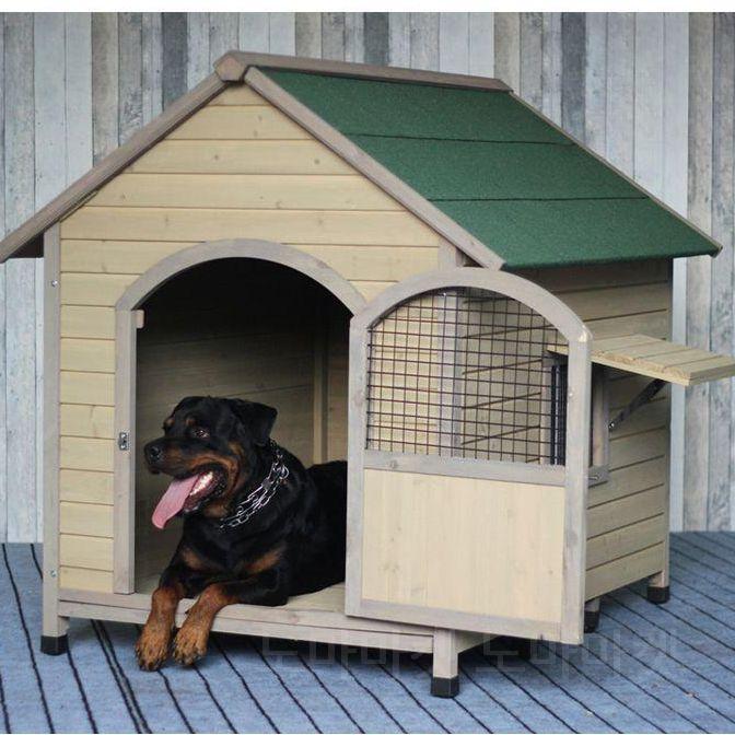 야외 중형 강아지집 앞마당 정원 소형 개집