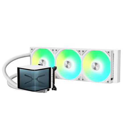 트릭스 TRYX PANORAMA 3D ARGB 360 2025 수냉 CPU 쿨러 (화이트)