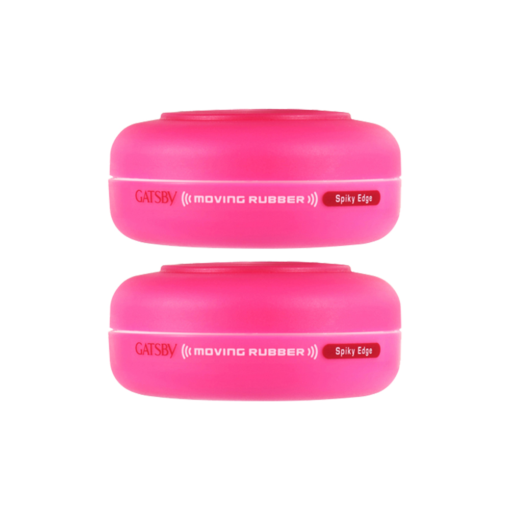 [1+1] 갸스비 헤어왁스 남성여성하드왁스 무빙러버 스파이키엣지 잔머리픽서 헤어스타일링 80g