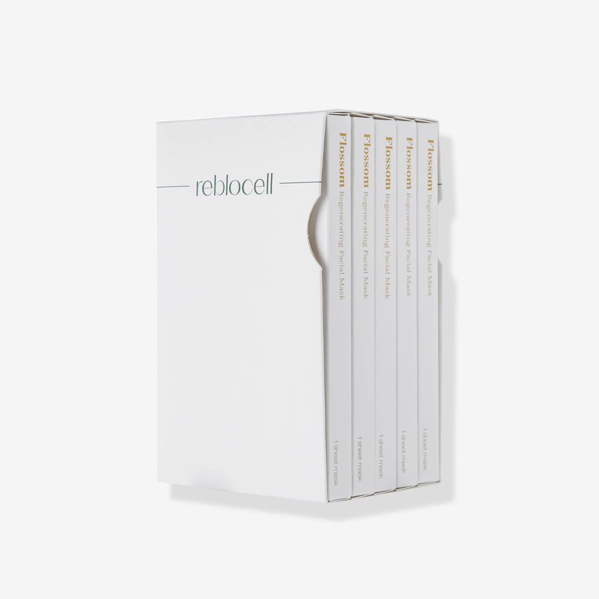 리블로셀 EGF 마스크팩 흰목이버섯 추출물 이지에프 5매 1SET / 셀룰로오스 시트 - 상품 이미지