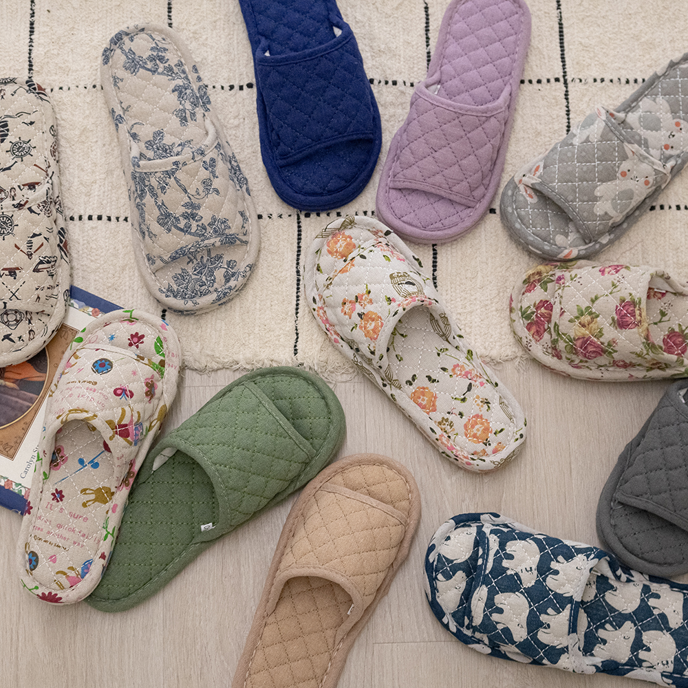 페퍼퀼트 3중 쿠션 패브릭 슬리퍼 13color 실내 쿠션 거실 화 사무실 어린이집 편한