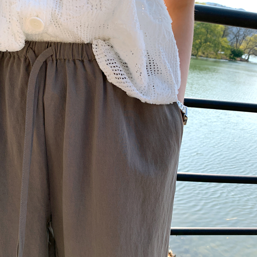 토비에 코튼 와이드팬츠 - 상세 이미지 2