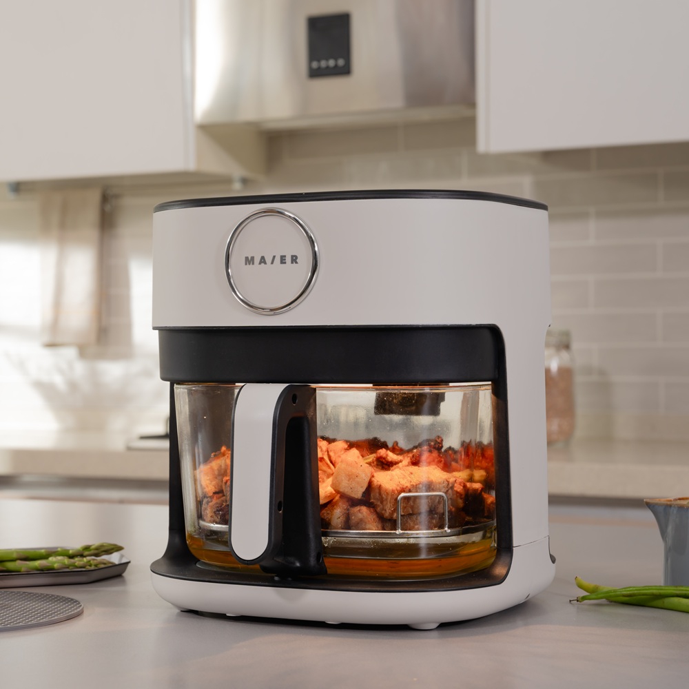 [마이어] 대용량 글라스 에어프라이어 5.2L (GY-2401) / MAIER 고구마 생선 삼결살 신애라 투명 유리