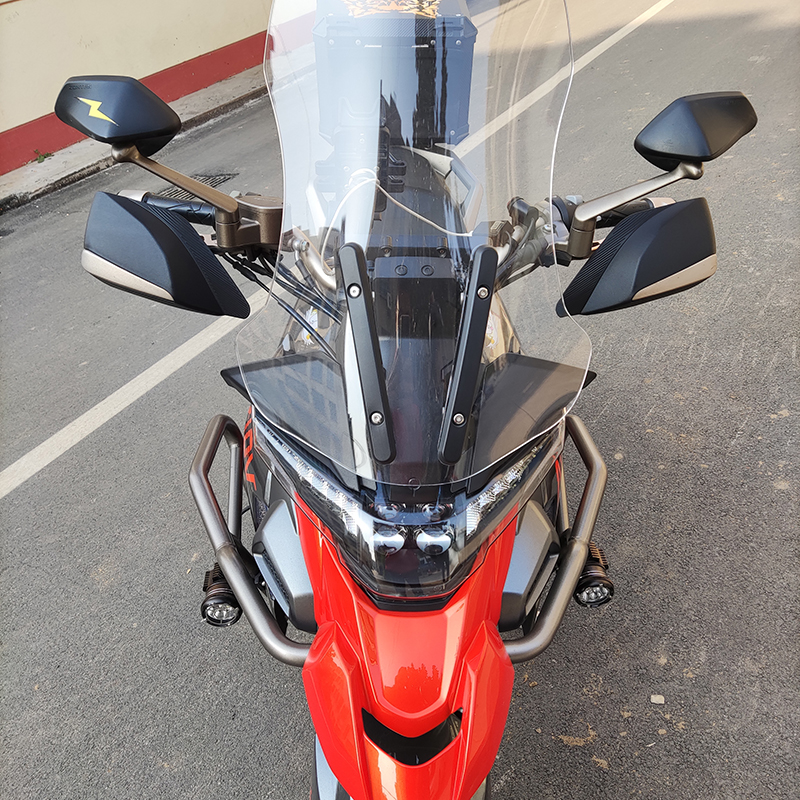 Shengshi 존테스 ZT310-T 350T1ADV 랠리 오토바이 핸드 가드 액세서리 왼쪽 오른쪽 알루미늄 지지대 장식 포함 - 상세 이미지 5