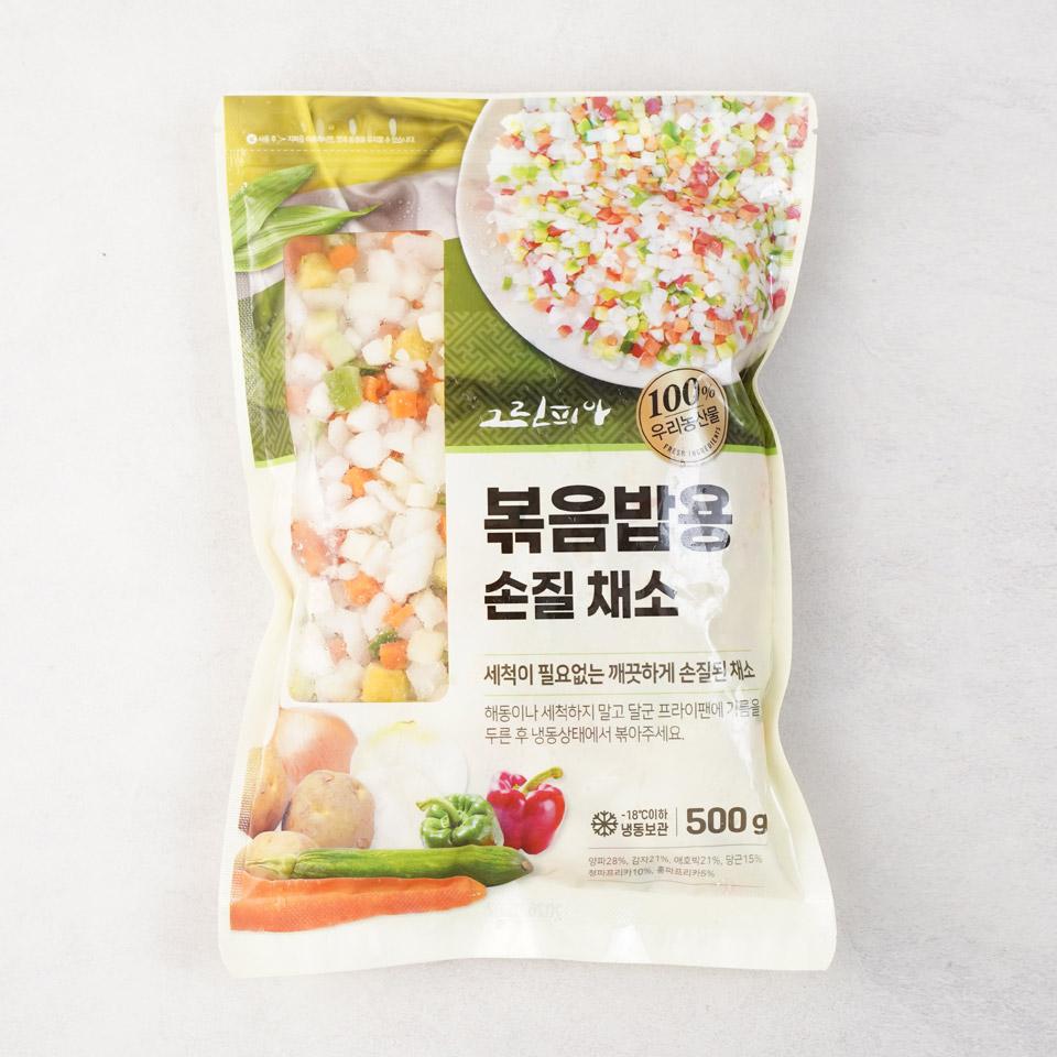 메가마트 냉동 볶음밥용 손질채소 500g/봉 - 상품 이미지