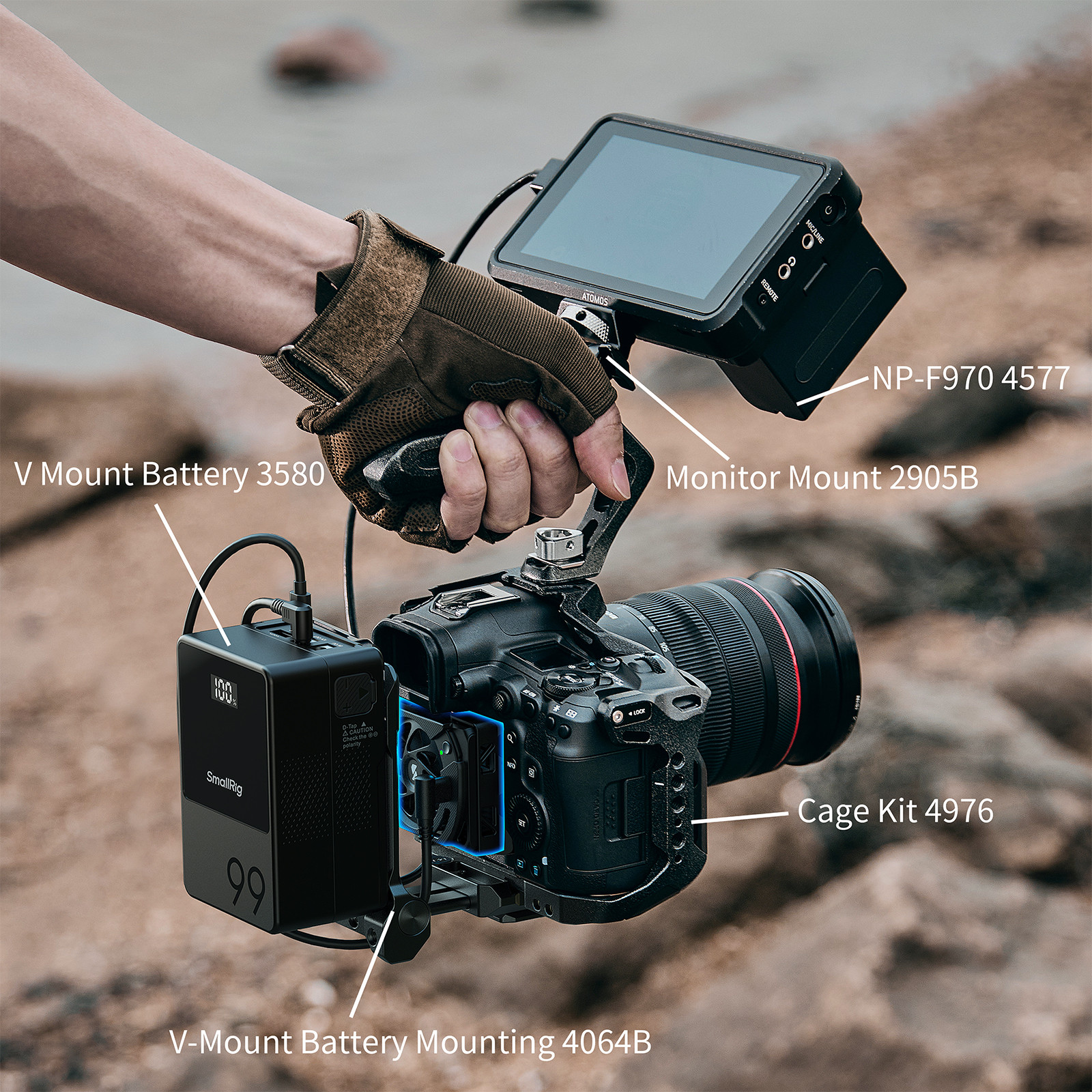 스몰리그 캐논 EOS R5 Mark II/R5 쿨링 팬 5063 이미지 6