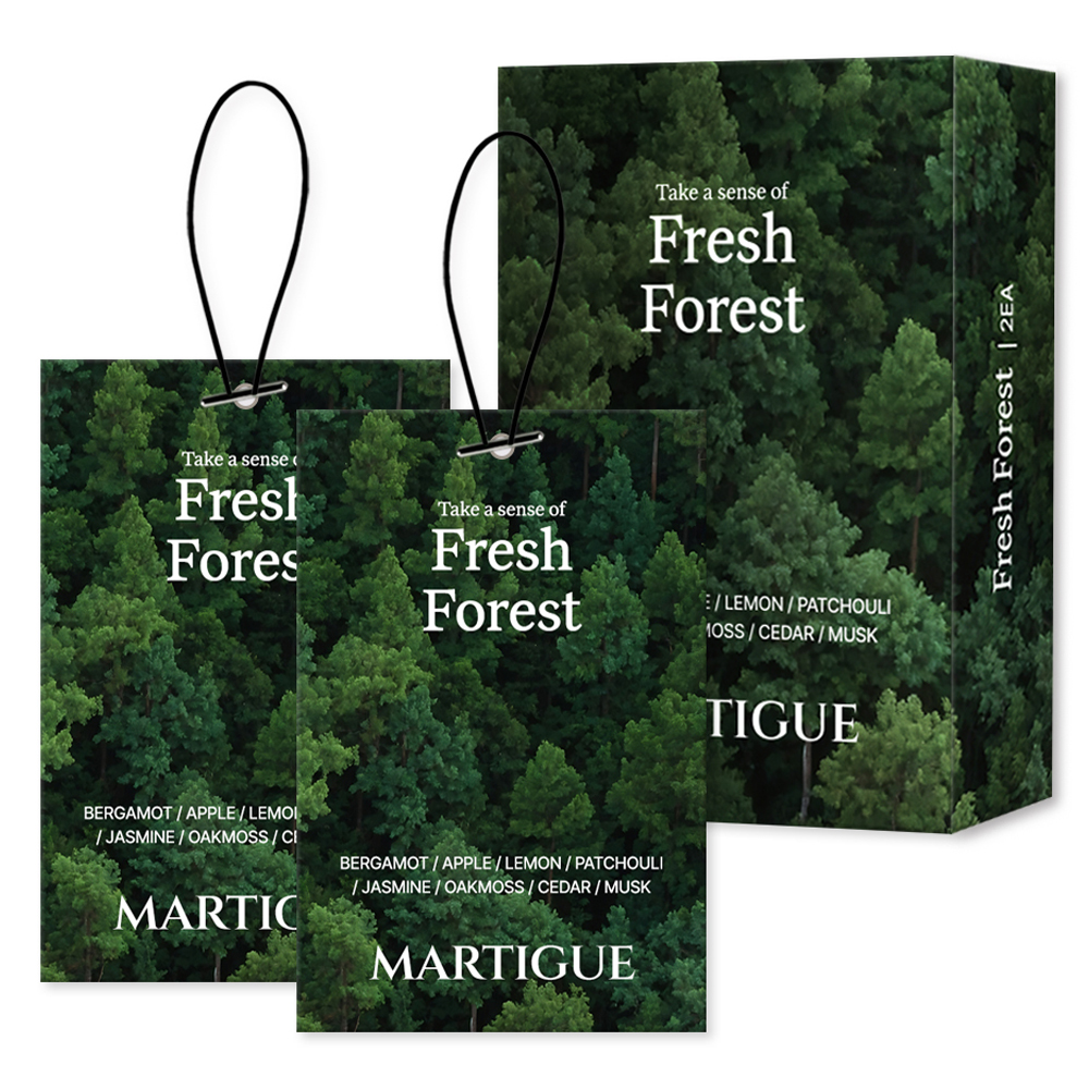 마르티그 퍼퓸 샤쉐 차량용 방향제 2p 프레쉬 포레스트 1세트 제품 이미지