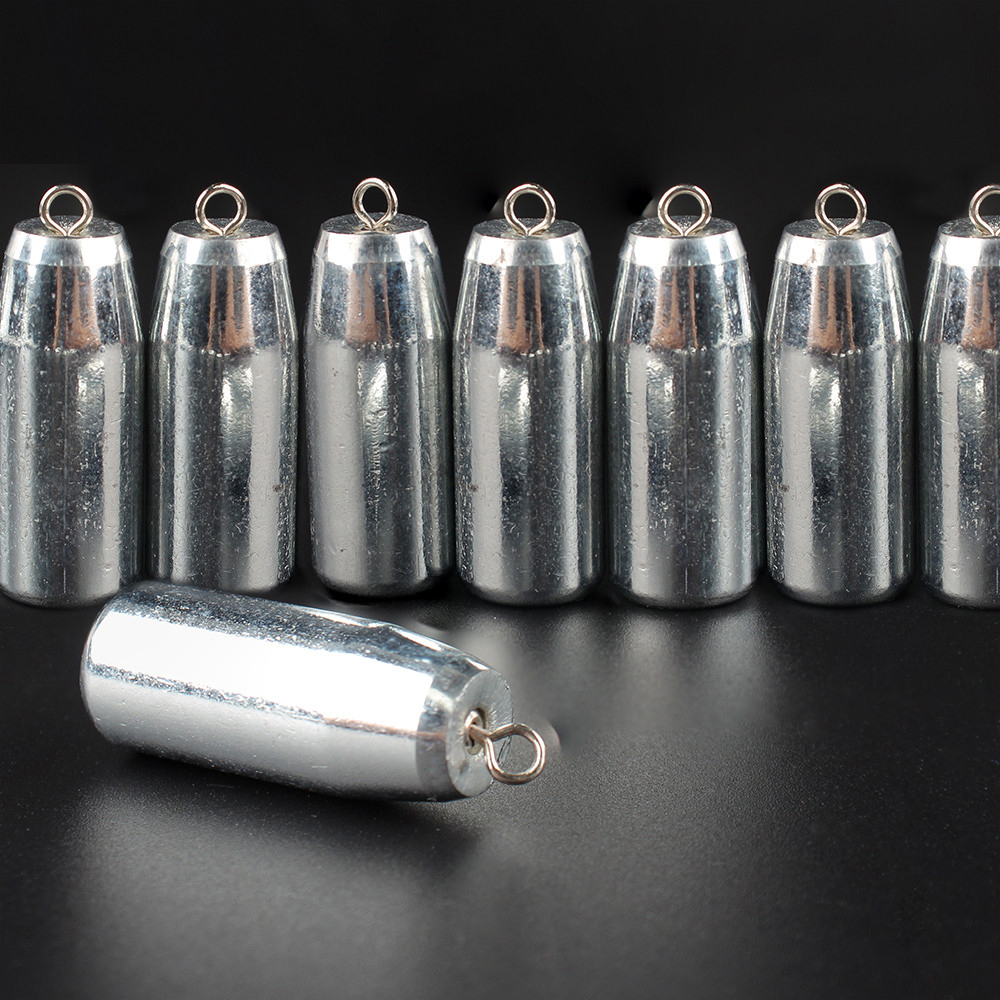 고리 봉돌 원투 구멍추 고리추 회전 강철추 낚시 광어 다운샷 8호 8개 세트