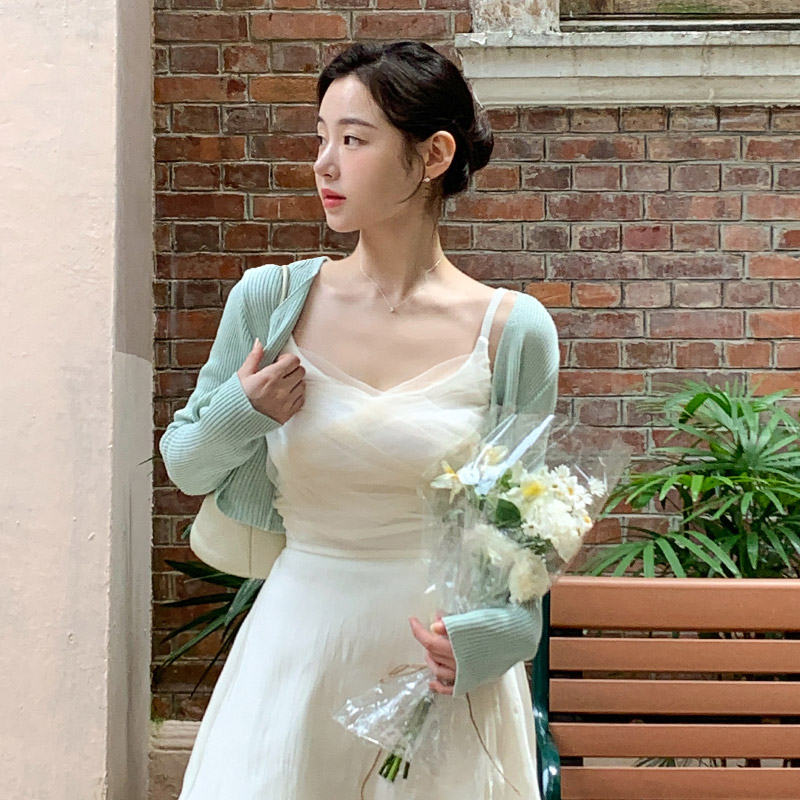 멜즈 샤 셔링 레이어드 골지 패드 나시 ts4418 - 상세 이미지 3