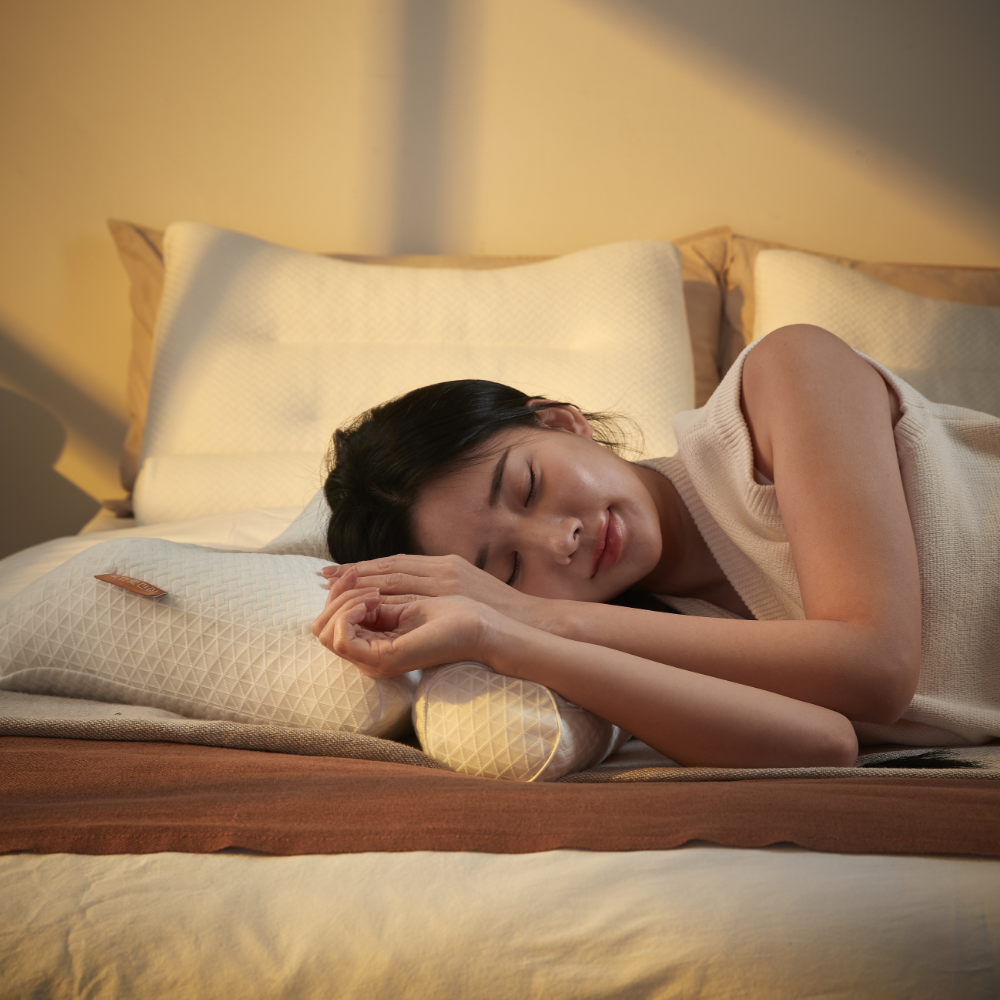 숙면애진심 베개 경추베개 옆으로자는 낮은 일자목 목디스크 거북목 숙면 꿀잠 코골이