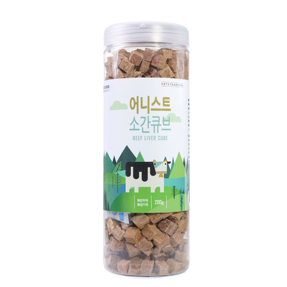 국내산간식 어니스트 동결건조 수제간식 소간, 200g, 1개 - 상품 이미지