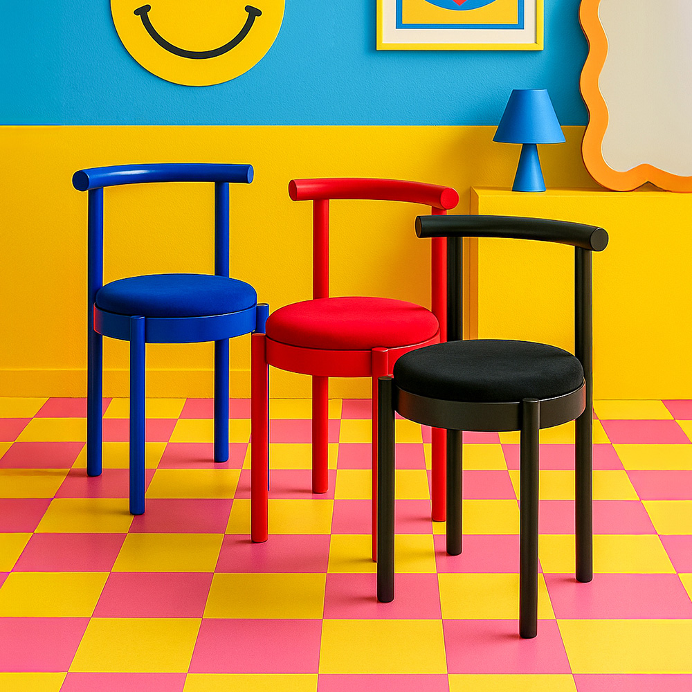 피카소 카페 다니엘엠마체어 인테리어 원목 식탁 주방의자 디자인 패브릭