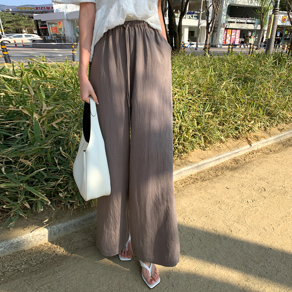 토비에 코튼 와이드팬츠 - 상품 이미지