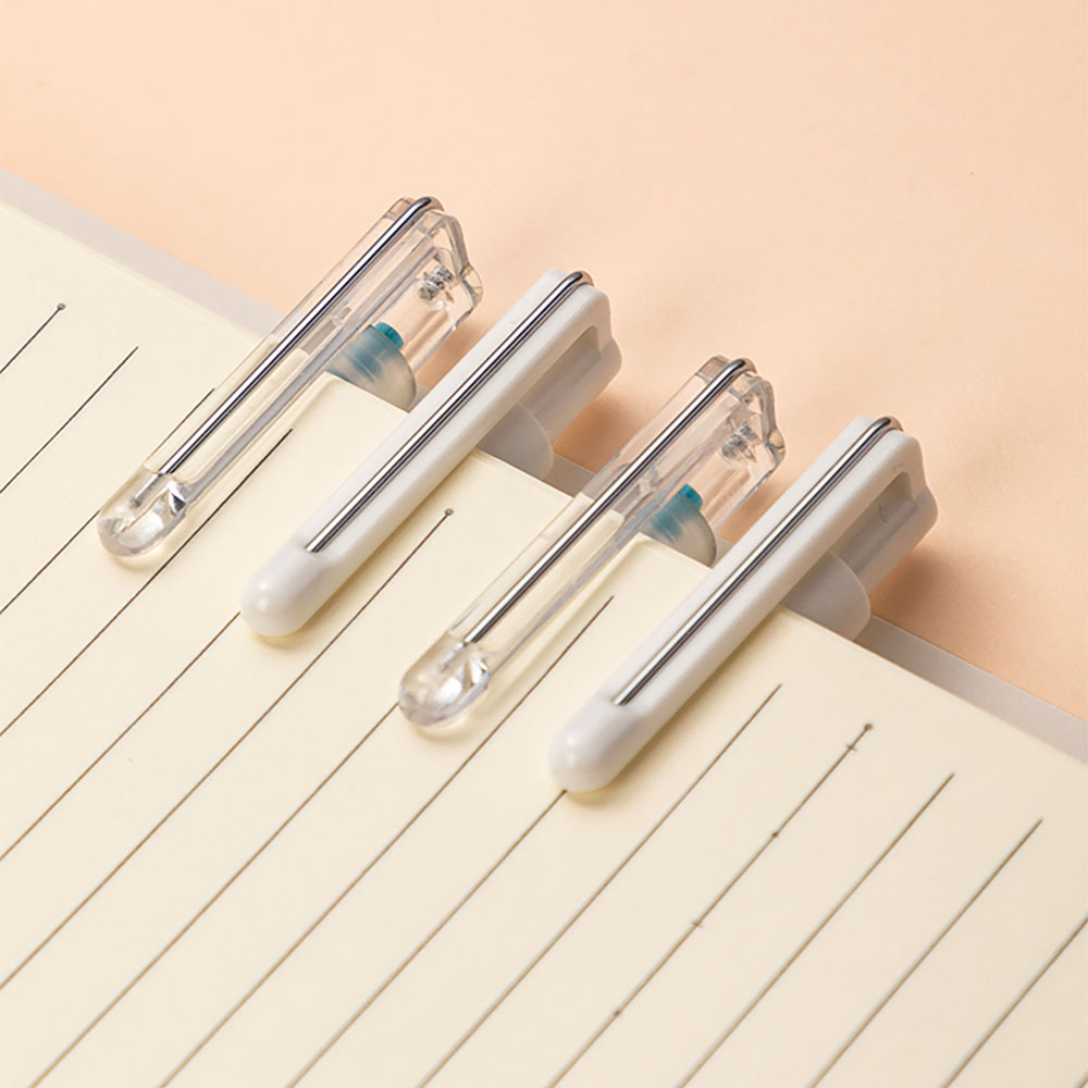 독서실 야자학습 강추 무소음 노크식 젤펜 0.5mm 블랙잉크 학생볼펜 부드러운 필기 - 상세 이미지 4