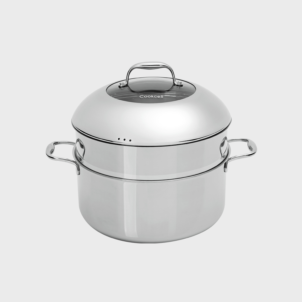 쿡셀 9L 특대형 IH 곰솥 찜기 28cm - 메인 이미지