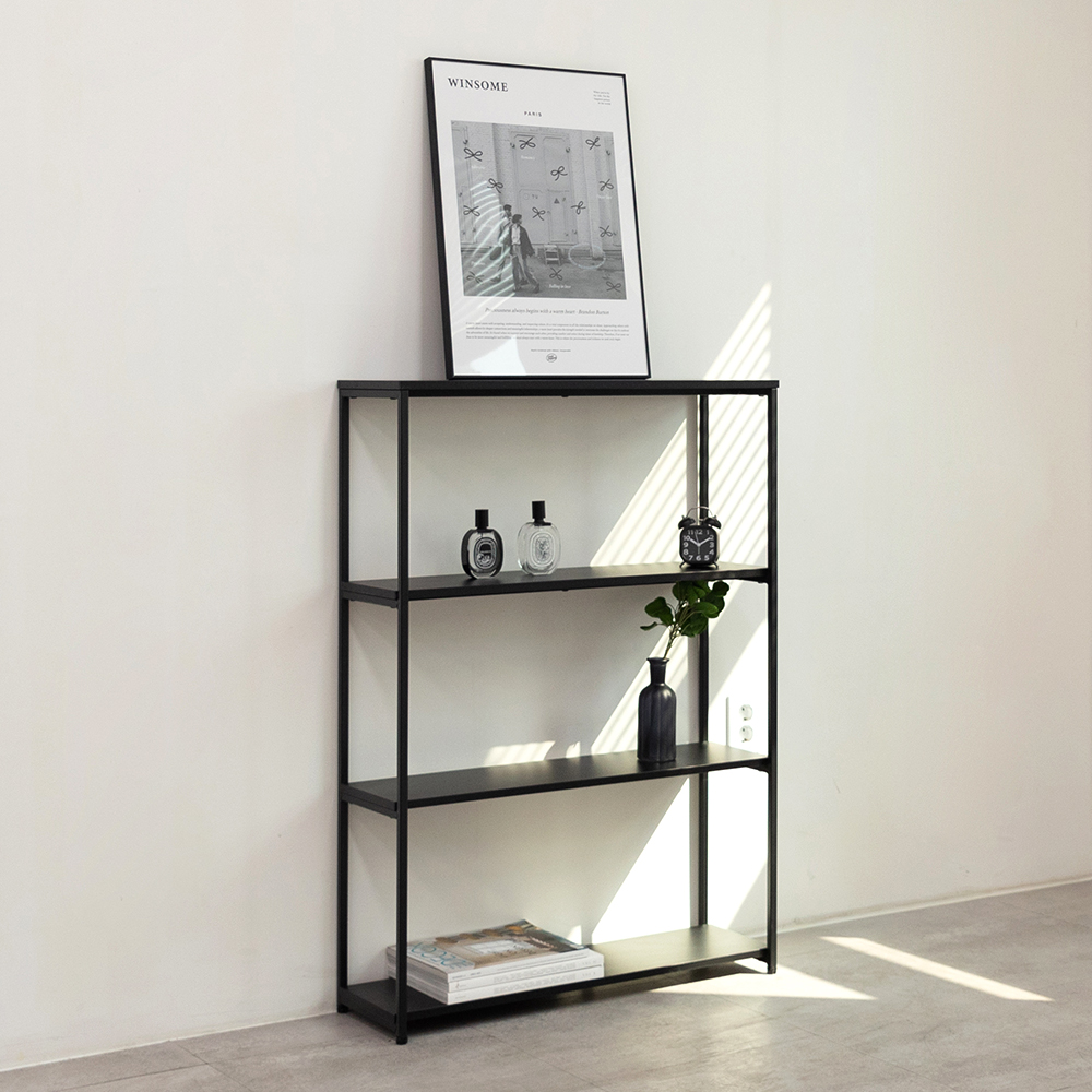 서광퍼니처 노벨 4단 멀티 콘솔 사이드 수납 슬림선반 장식장 if