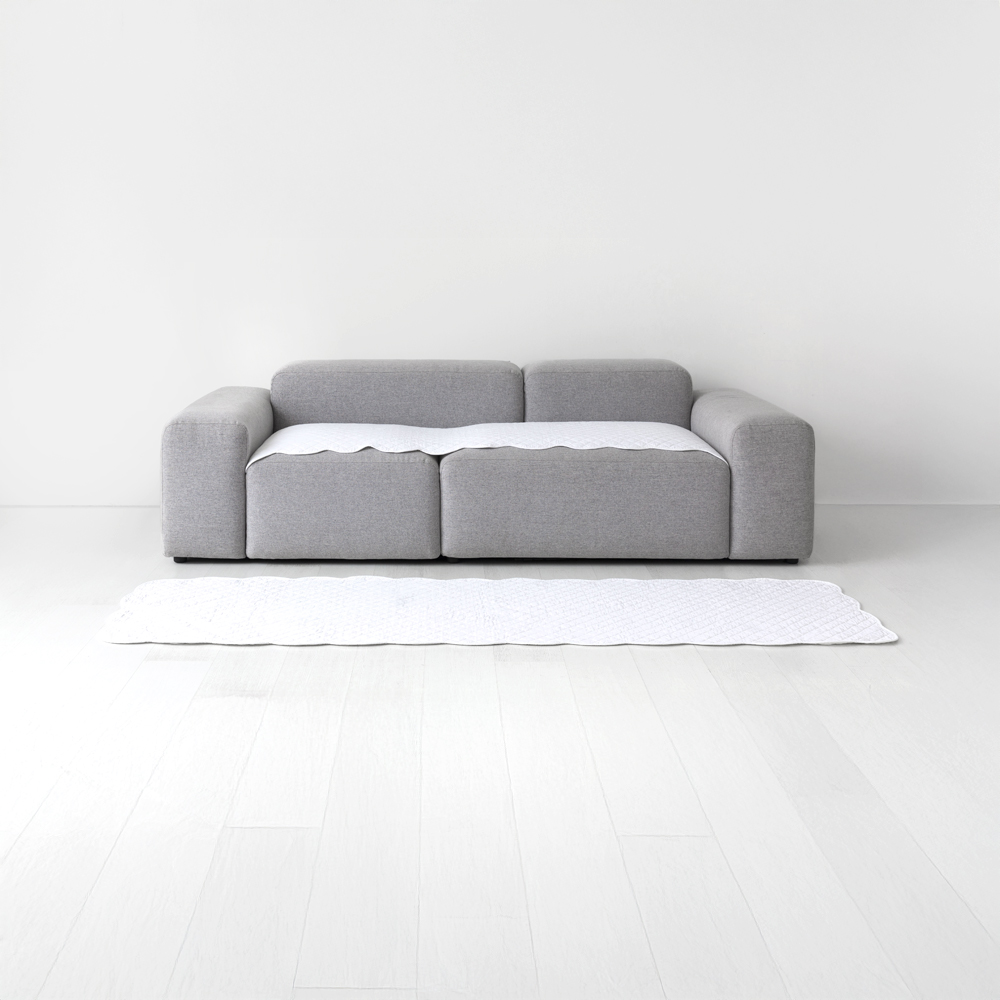 쿠르쿨 사계절 소파패드 4인 웨이브 65X230