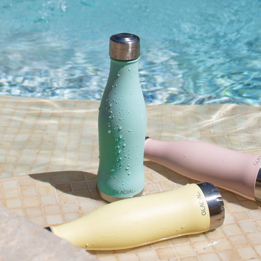 글레이셜 텀블러 스텐 304 보온보냉 선물용 물병 400ml 매트화이트 - 상세 이미지 5