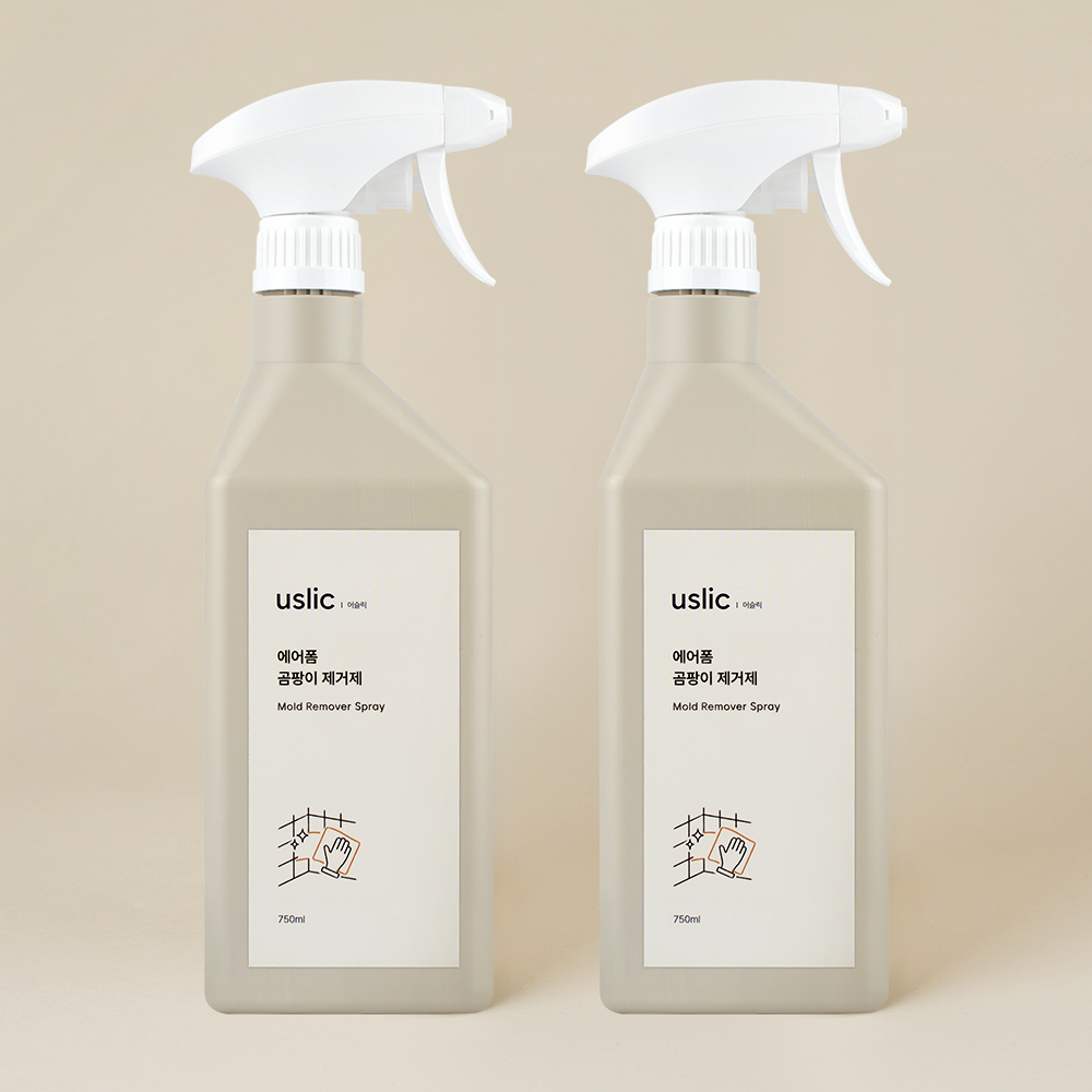 곰팡이제거제 실크벽지 곰팡이제거 실리콘 베란다 바닥 750ml, 2개 - 상품 이미지