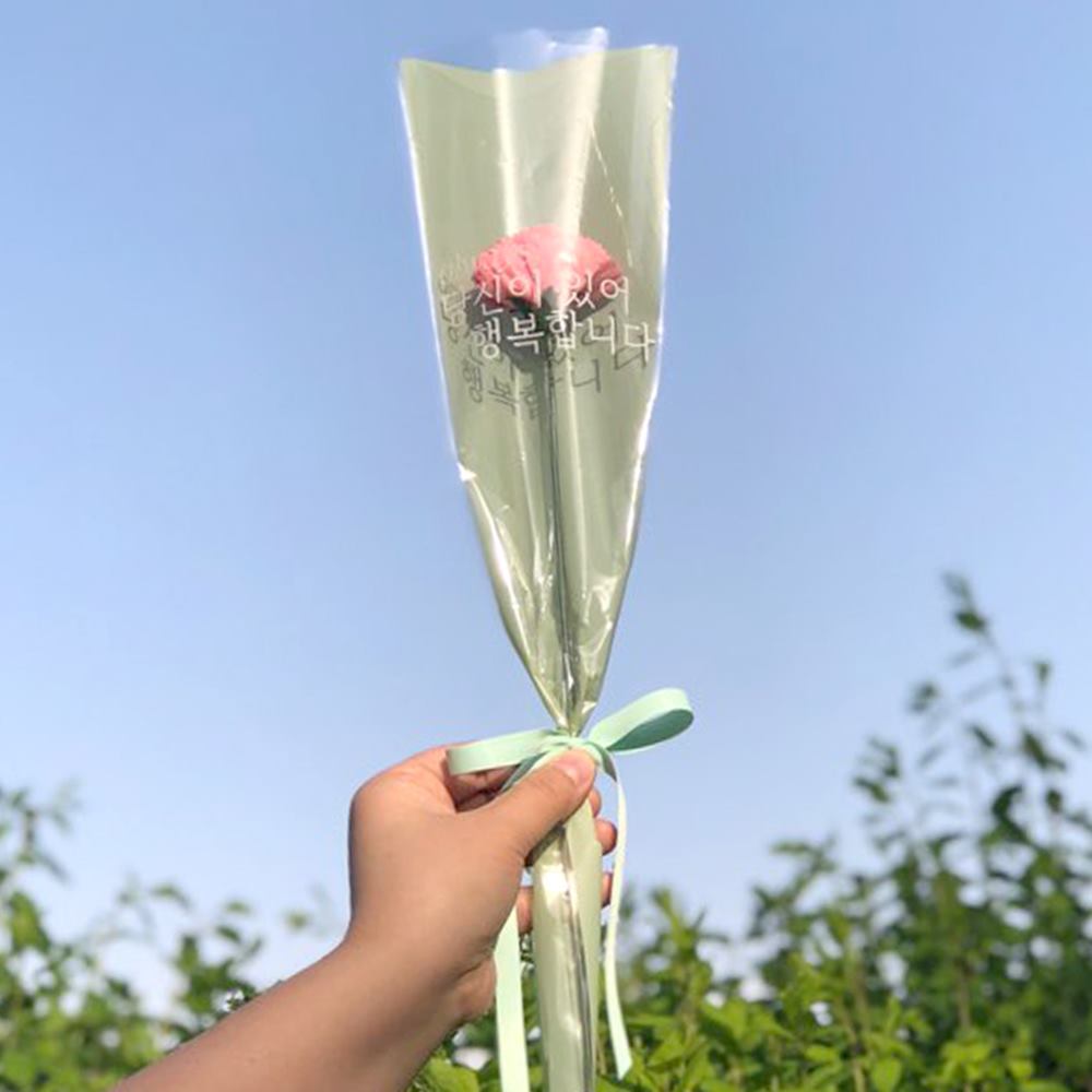 카네이션 레터링 비누꽃 어버이날 스승의날 한송이 단체 선물 - 상세 이미지 3