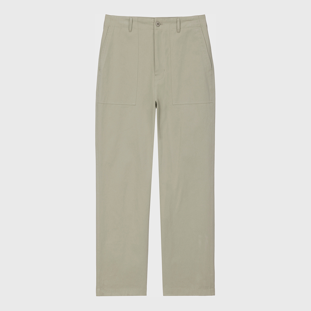베이직 세미와이드핏 아웃포켓 치노 바지 LXPT2101 - 상세 이미지 5