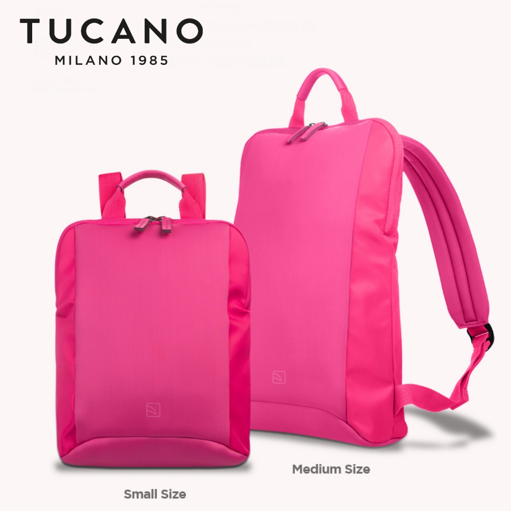 투카노 여성백팩 네오프렌 데일리 경량 백팩 가방 - 핑크