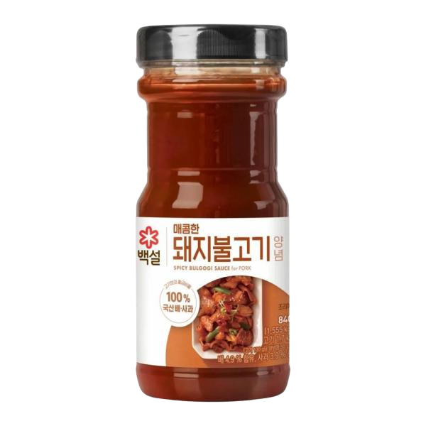 백설 매콤한 돼지불고기양념 840g 엄마손맛 자취 맛도리 쉬운요리 감칠맛 소스 : 모든아우라