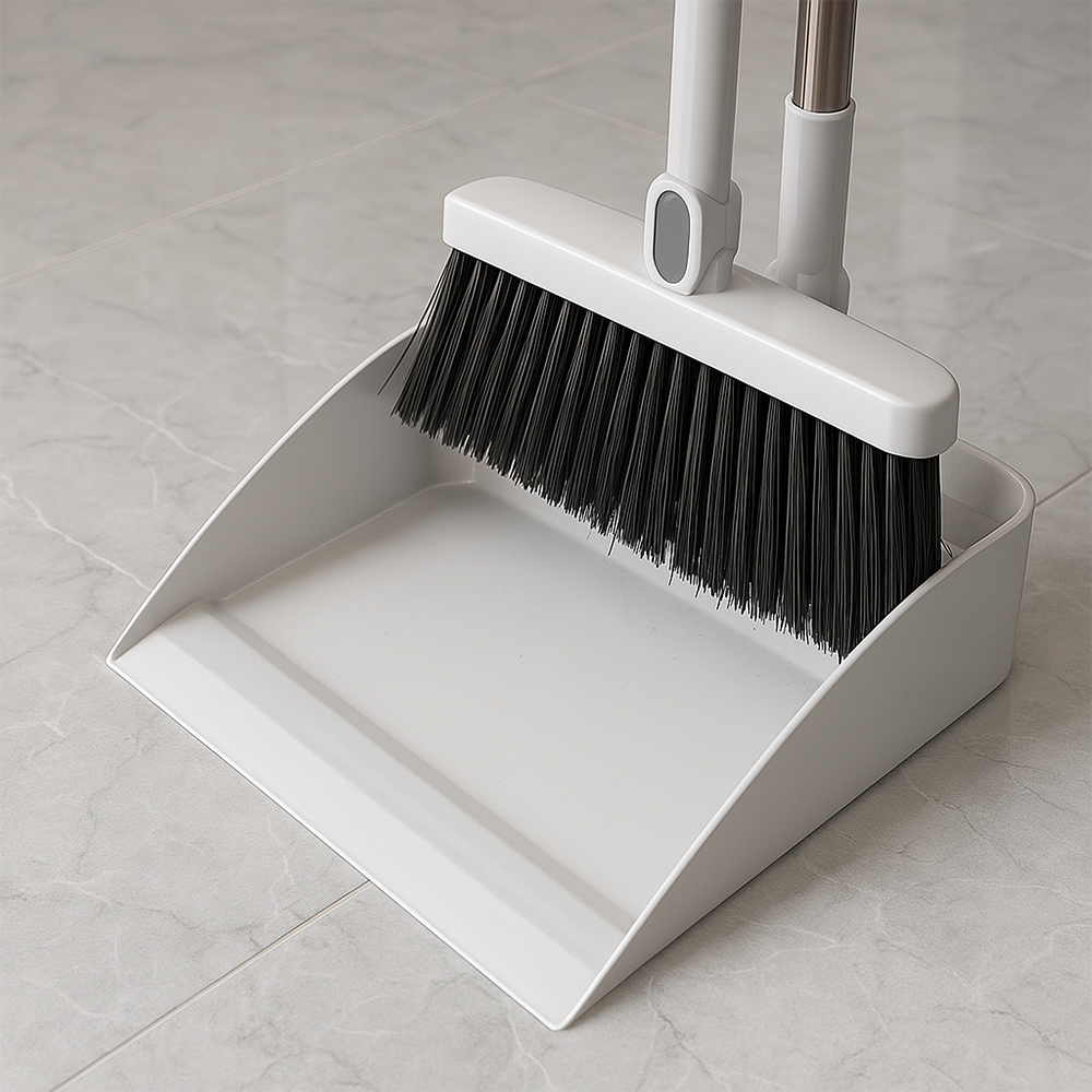 레토 빗자루 쓰레받기 세트 쓰레받이 롱 빗자루세트 LLH-BD01