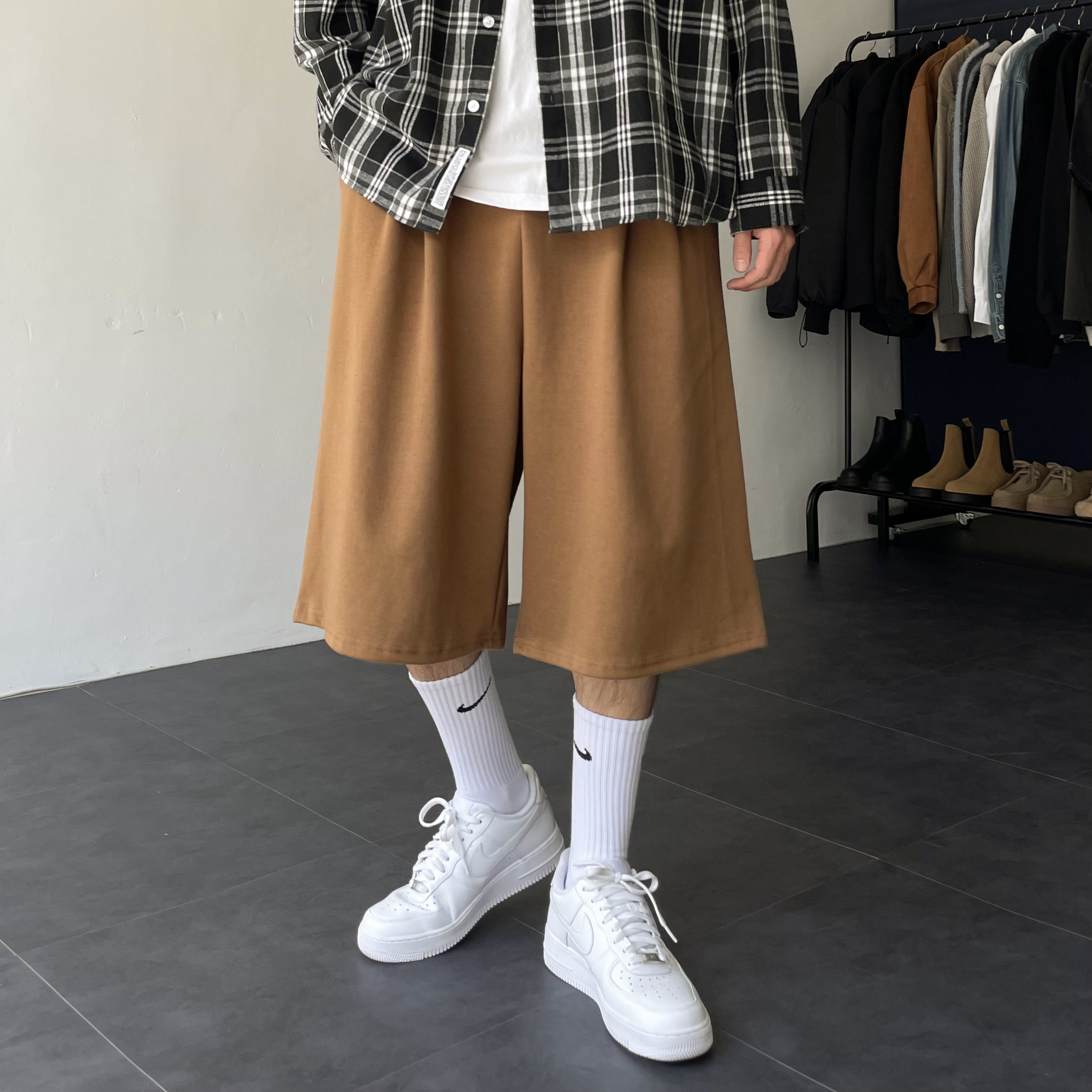 남자버뮤다팬츠 남자7부반바지 벌룬팬츠 - 상세 이미지 5