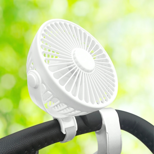 유모차 선풍기 실리콘 밴드 그립형 3단 풍속 조절 휴대용