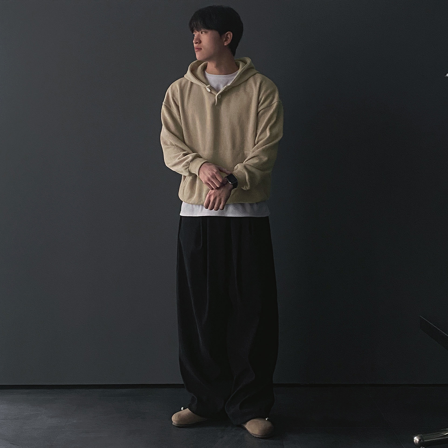 헨리넥니트 남자봄니트 남성니트후드 - 상세 이미지 4